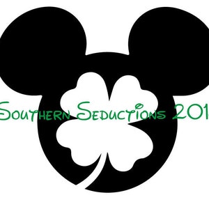 Muis 4 Leaf Clover SVG knipsel