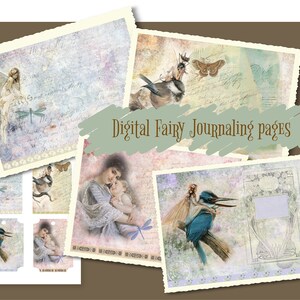 Fantaisie Téléchargement numérique instantané de fées imprimable Une façon enchanteresse de créer des souvenirs avec des illustrations de fées et de créatures des bois