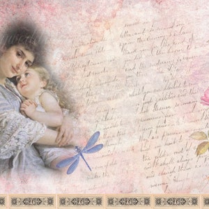 Papiers de scrapbooking de fées pour Junk journal ou Making of Fairy books téléchargement numérique