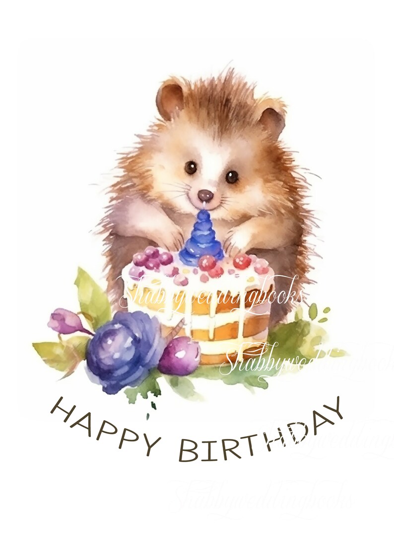 Printable Kids Birthday Card Digital Download Childs - Etsy