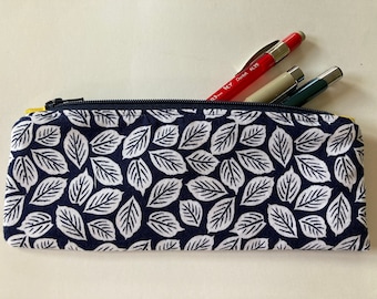 Slim Pencil Case, Zipper Pouch, Pencil Pouch