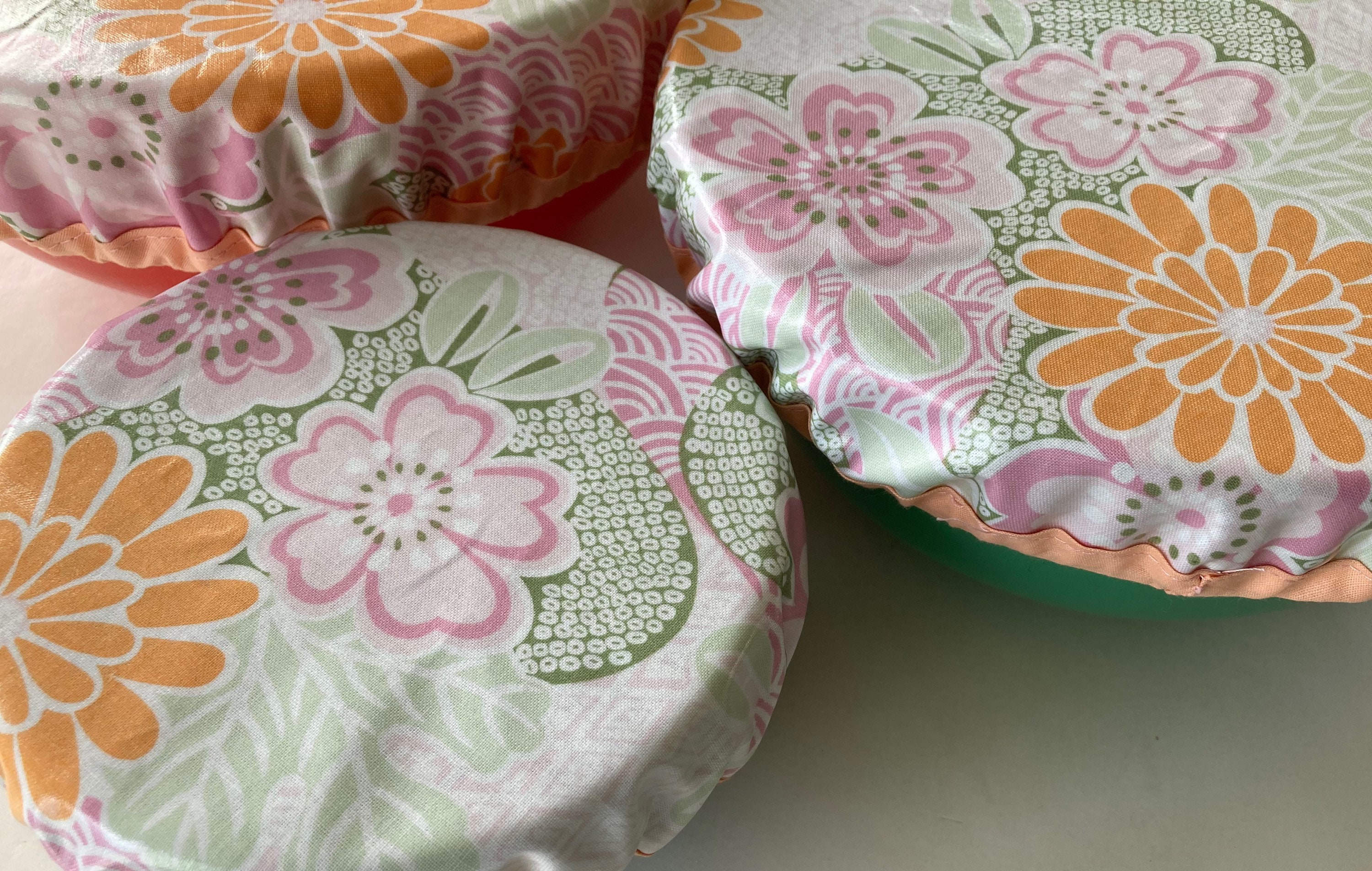 Elastic Bowl Covers Fabric Bowl Covers Reusable Etsy