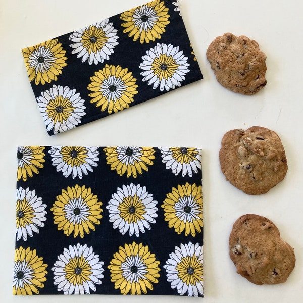 Cloth Snack Bag Set, Reusable Snack Bag, Lunch Bag, Eco Friendly, Reusable, Reusable Bag, Reusable Lunch Bags, Sustainable, Zero Waste Home