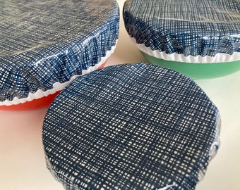 Elastic Bowl Covers, Fabric Bowl Covers, Reusable, Sustainable, Zero Waste