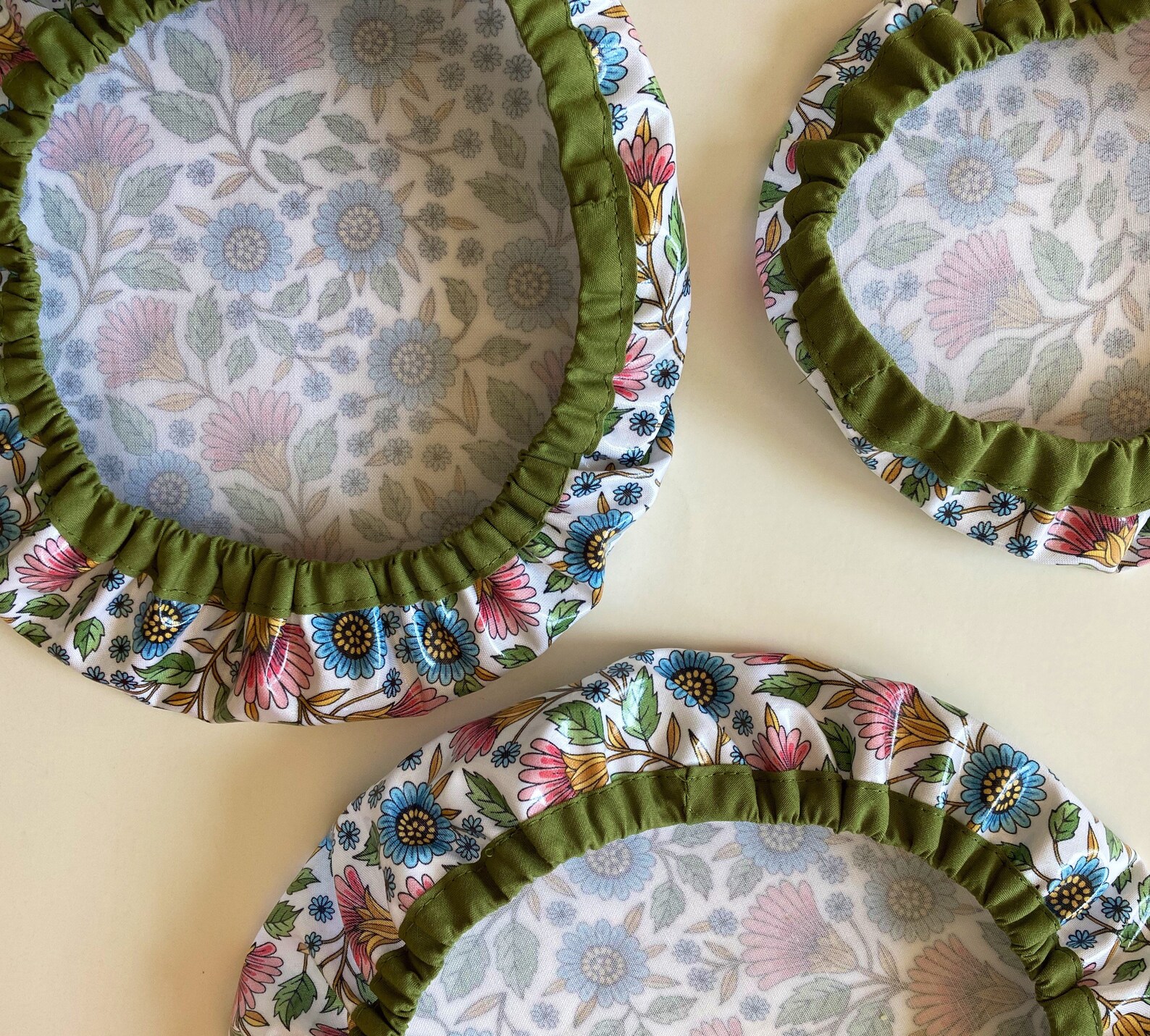 Elastic Bowl Covers Fabric Bowl Covers Dish Covers Etsy