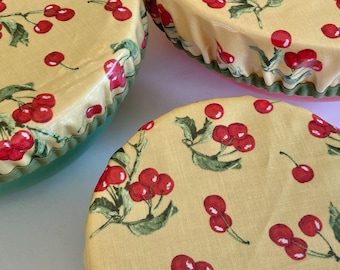 Sustainable Gift, Reusable Bowl Covers, Laminated Bowl Covers, Bowl Cover Sets