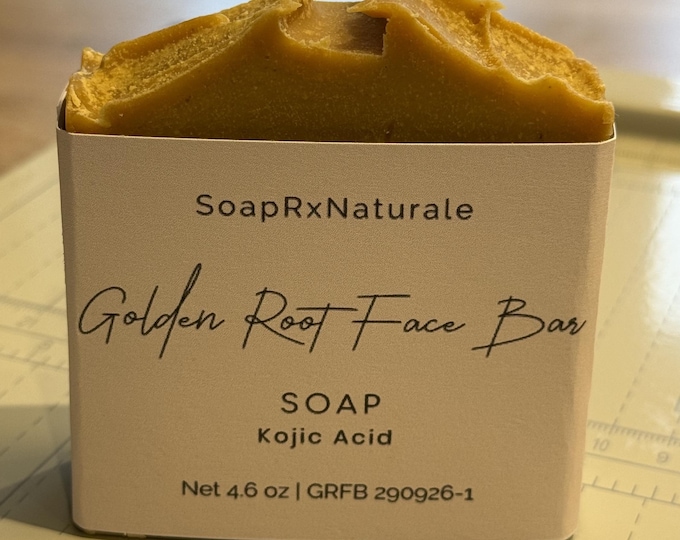 Kojic Acid Face Bar, Niacinamide and Turmeric Goat Milk Soap