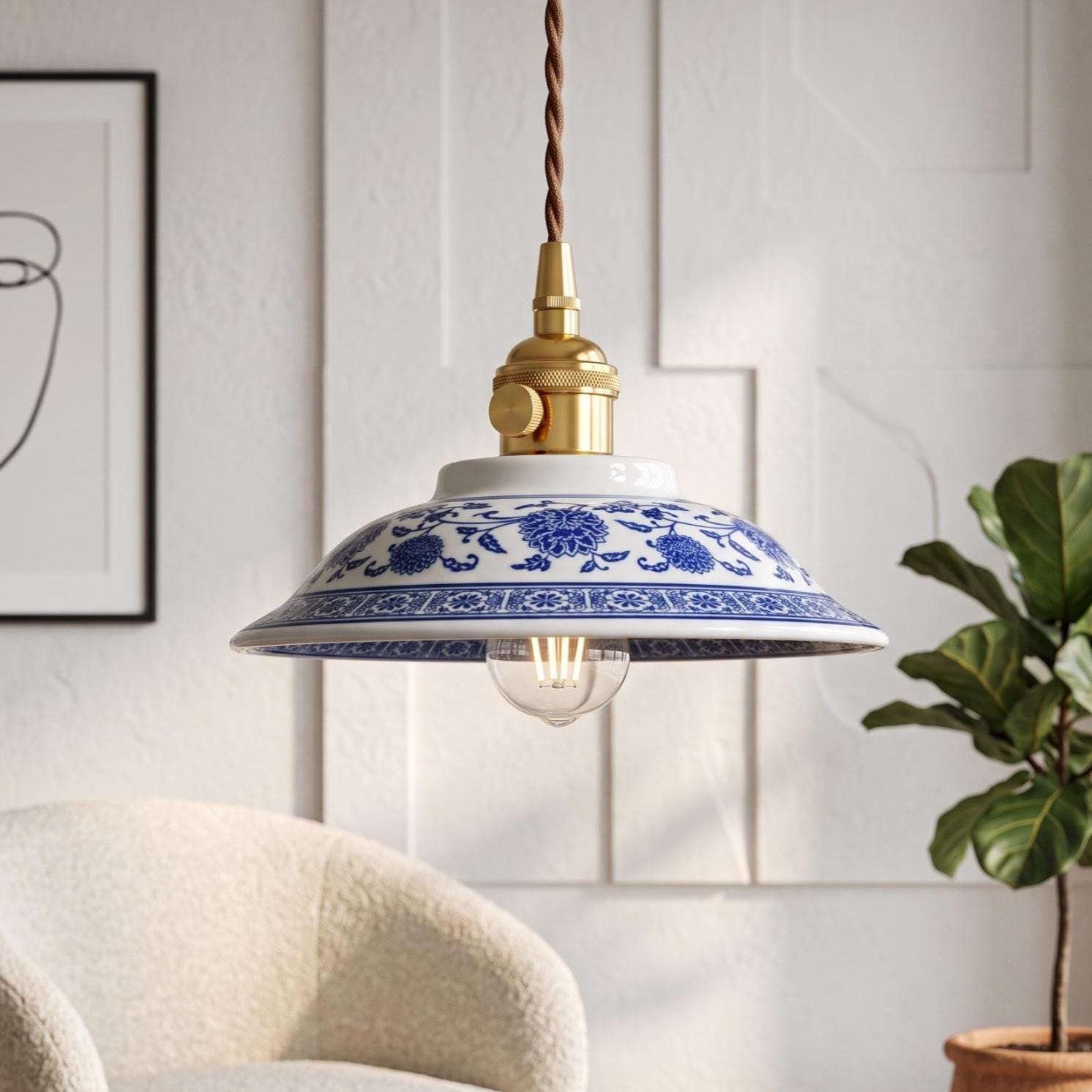 Pendant Lights Chinoiserie - Etsy