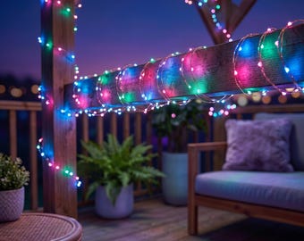 Guirlande lumineuse féérique USB – Télécommande 8 modes, fil cuivre/argent (2 m à 20 m)