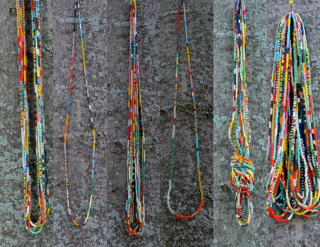 Single strand seed bead necklace online
