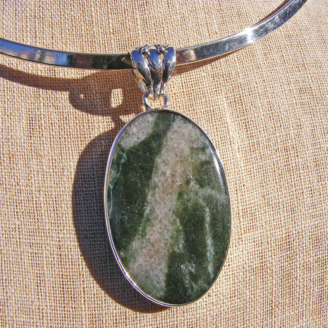 GREENLANDITE PENDANT, Very Rare, Mined in Greenland and Considered the