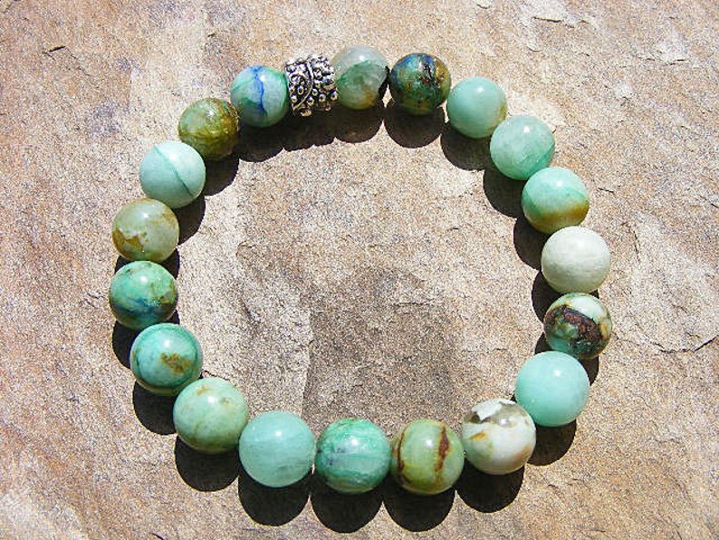 Cuprite Bracelet On Stretch Cord High Polished Copper Minerals Chrysocolla Gem Silica Shattuckite