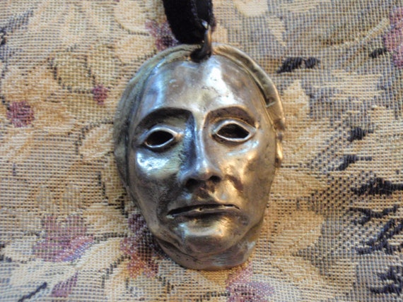 SUSAN B ANTHONY Vintage Pewter Pendant by Suzanne