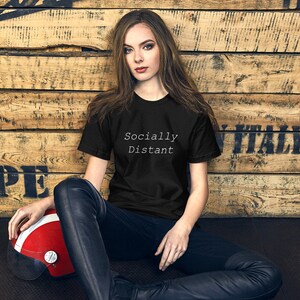Socially Distant Short-Sleeve Unisex T-Shirt
