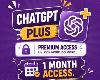 Dela konto | ChatGPT Plus-åtkomst (1 månad)