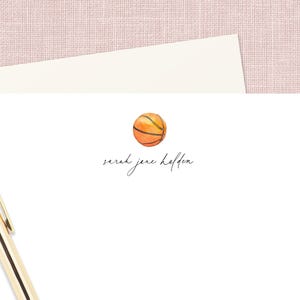 Basketball Grußkarten-Set | Basketball Notecards Basketball Geschenk für Basketball Basketball Player Stationery Stationery Basketball Lover