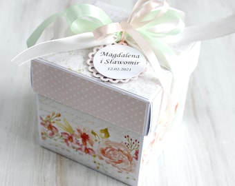 Personalized Wedding card box marriage gift explosion box 3D card