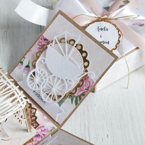 Personalized Wedding card box marriage gift explosion box 3D zdjęcie 4