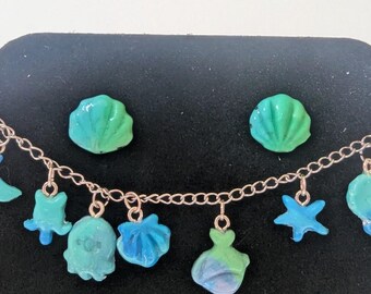 Conjunto de joyas con encanto oceánico