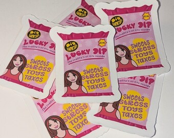 Pegatina de vinilo Lucky Dip
