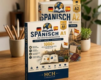 Spanisch A1 + A2 Komplett-Set (PDF) | E-Book-Bundle | 17 % Sparen