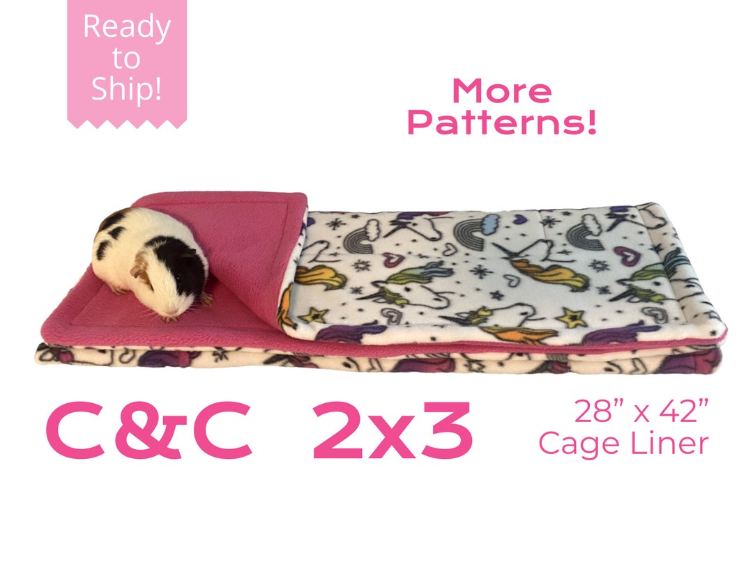 2x3 C&C Fleece Cage Liner in Stock Ready to Ship Etsy