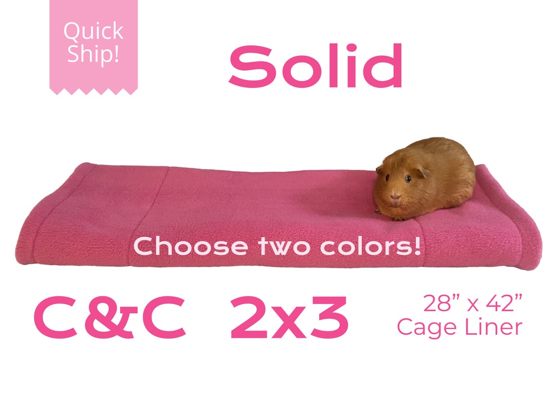 2x3 C&C Solid Fleece Cage Liner Etsy