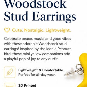 WOODSTOCK CHOMPER EARRINGS
