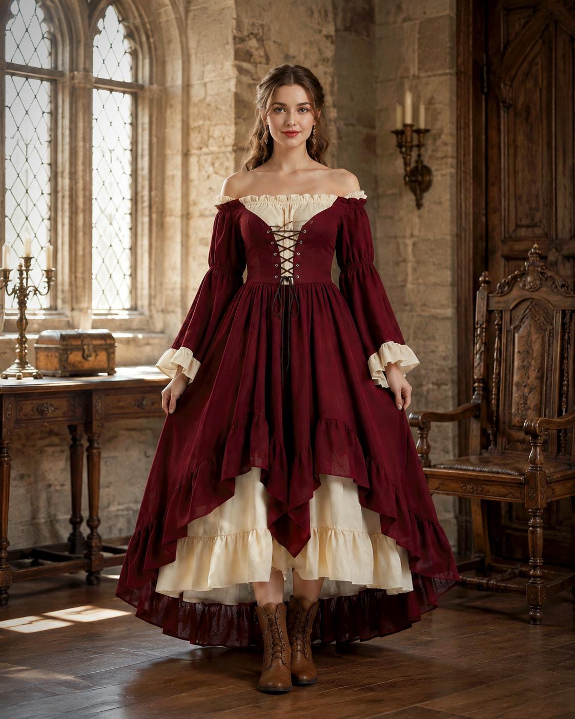 renaissance dress layers Layered SardiniaLooks-Jocelyn