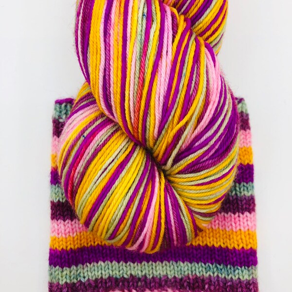 Molly Self Striping on Harmony Sock/100g