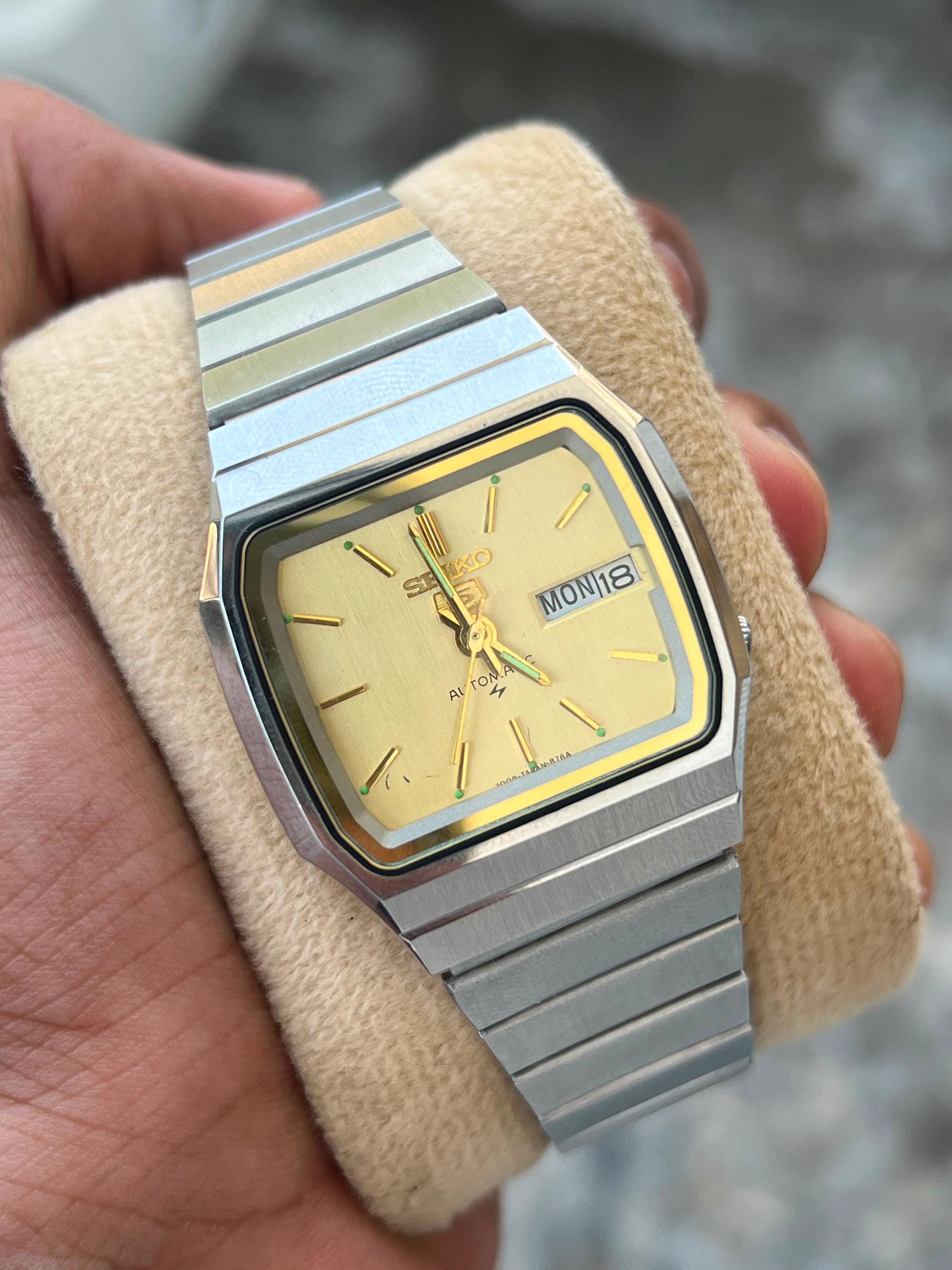 Stainless steel Watch スクエア セイコー 5 ヴィンテージ Seiko 5 