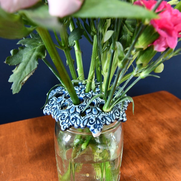 Flower Frog - Handmade Ceramic Decoration for Floral Arrangements