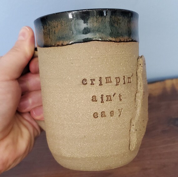 Rock Climbing Mug - Custom Handmade Pottery
