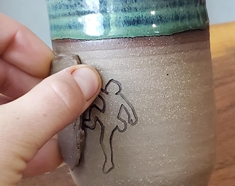 One-of-a-Kind Rock Climbing Teacup - Ready to Ship
