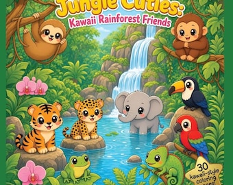 Jungle Cuties Kawaii Rainforest Friends