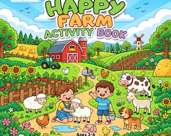 The Happy Farm Activity Book for Kids