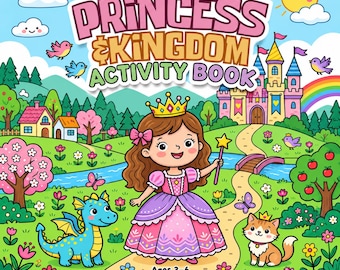 Princess & Kingdom Activity Book for Pre-School Kids