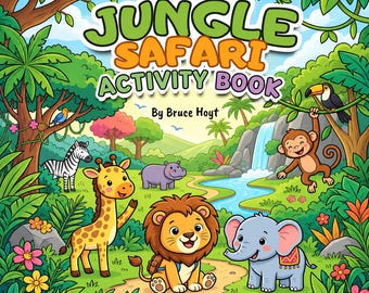 Jungle Safari Activity Book for Kids