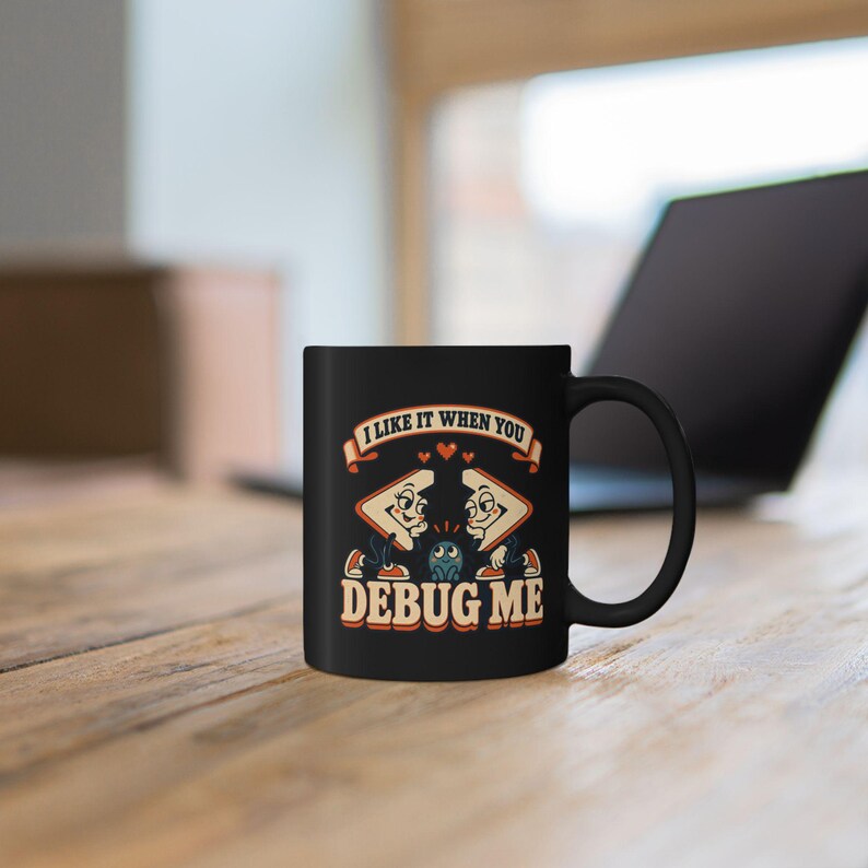 Debug Me Programmer Mug, Funny Coding Coffee Cup, Software Developer Gift, Computer Science Mug, Adult Geek Humor bild 9