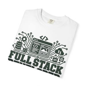 T-shirt Développeur Full-Stack | Technologies de codage, T-shirt Programmeur image 3