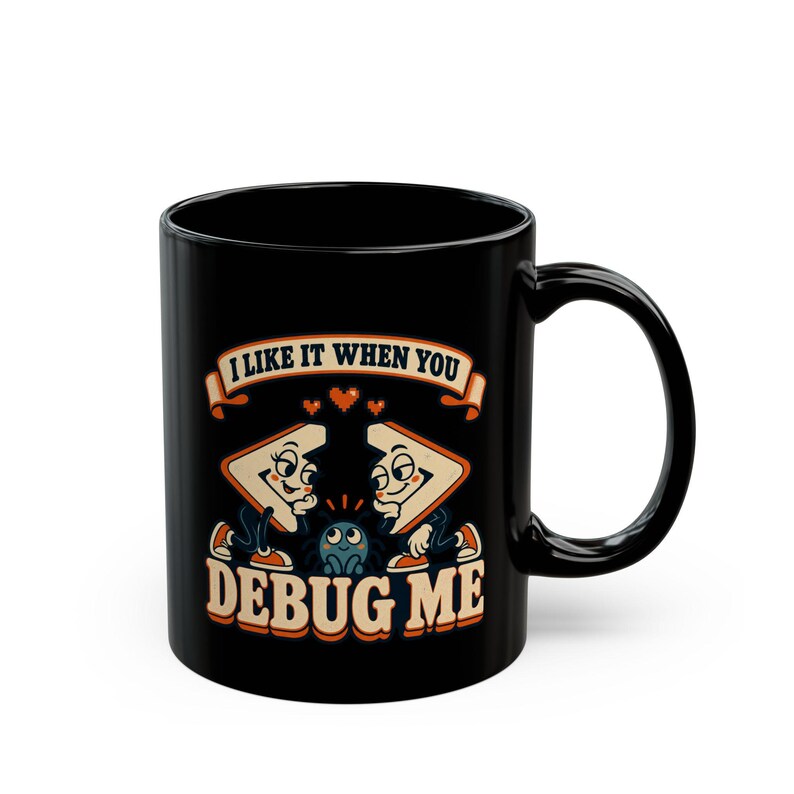 Debug Me Programmer Mug, Funny Coding Coffee Cup, Software Developer Gift, Computer Science Mug, Adult Geek Humor bild 3