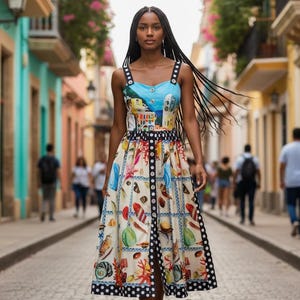 dolce and gabbana beach dress blend crepe de chine