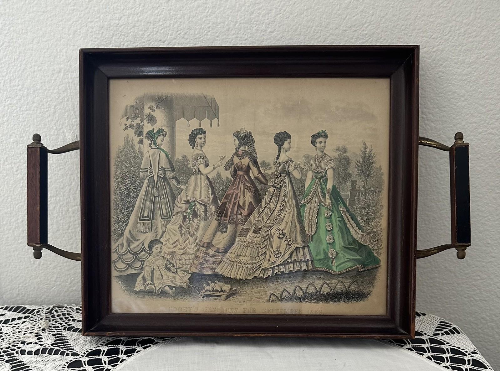19th Century Fashion Plate - Etsy