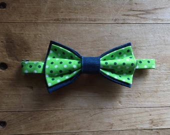 Simply Me • Gentlemen ~ Men's Bow Tie ~ Seahawks ~ NFL ~ 12th Man ~ Football ~ Green and Blue ~ Gift ~ Father's Day ~ Wedding ~ Handmade