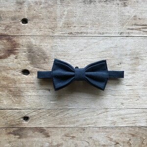 Simply Me • Gentlemen | Dapper Lad | Boy’s Bow Tie | Bow Tie | Paisley Print | Navy Blue | Adjustable | Handmade | Wedding