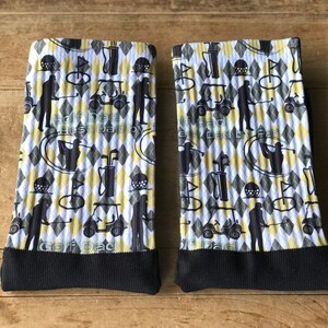 Golf Dad Crew Socks | Best Dad by Par | Golf | Argyle | Crew Socks | Grey/Black/Yellow | Father&#39;s Day Gift | Birthday | Stocking Stuffer