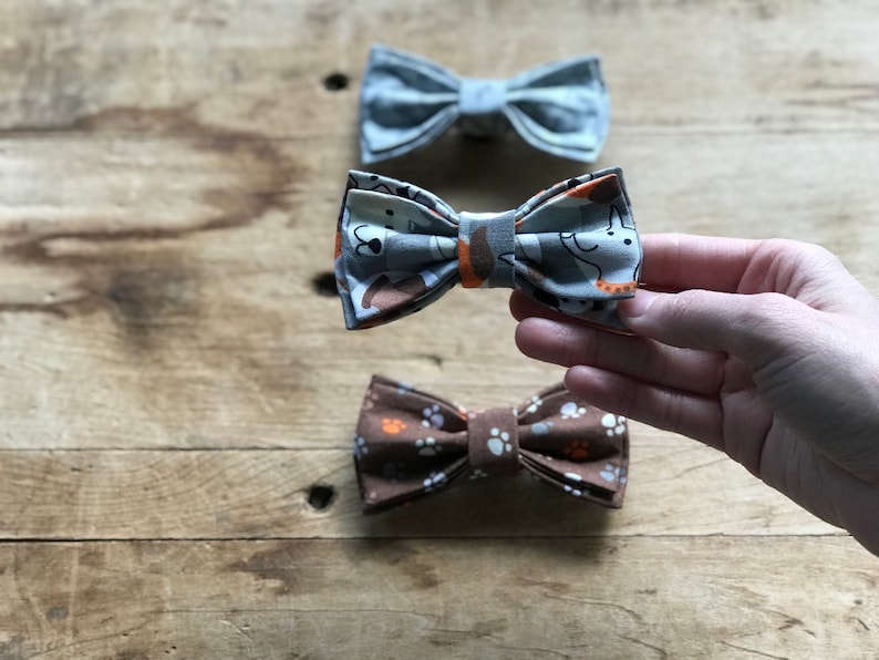 Stars and Constellations Father and Son Bow Tie Set Simply Me \u2022 Gentlemen Wedding Handmade Black
