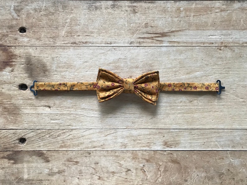 Burnt OrangeDark Red Wedding Kids Bow Tie Adjustable Bow Tie Dapper Lad Simply Me \u2022 Gentlemen Floral Fall Bow Tie Handmade