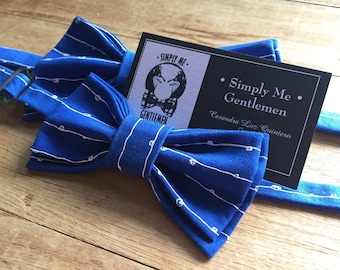 Simply Me • Gentlemen ~ Father/Son Bow Tie Set ~ Gift Set ~ Father's Day ~ Handmade
