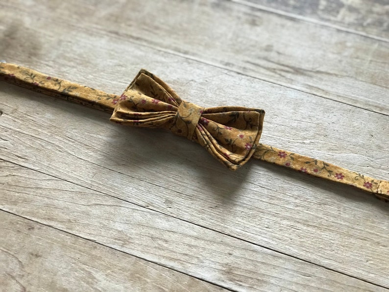 Burnt OrangeDark Red Wedding Kids Bow Tie Adjustable Bow Tie Dapper Lad Simply Me \u2022 Gentlemen Floral Fall Bow Tie Handmade